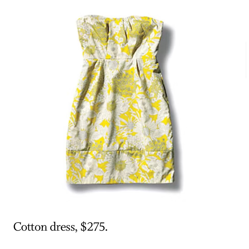 J crew strapless dress